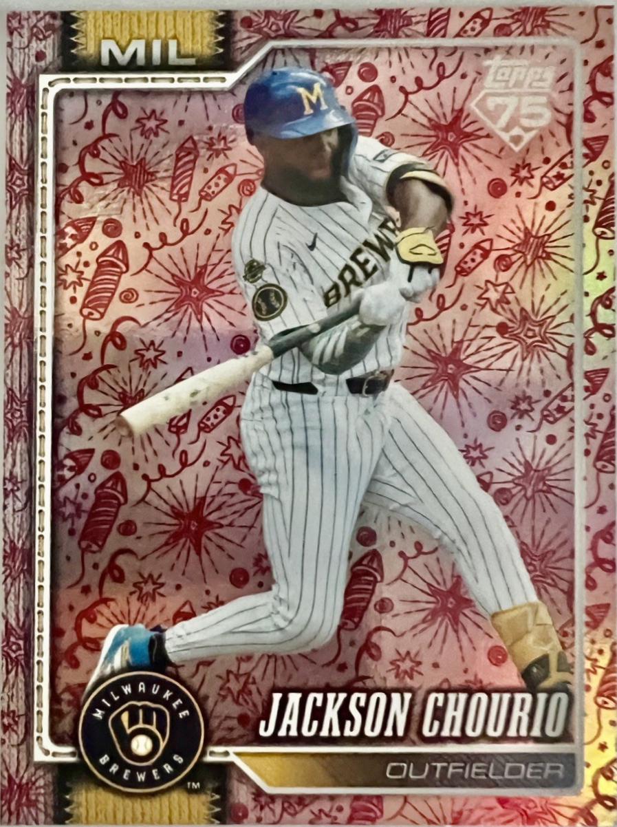 Jackson Chourio [Sandglitter Red] #448