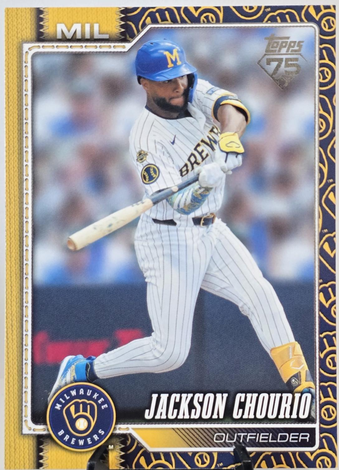 Jackson Chourio [Team Color Border Variation] #448