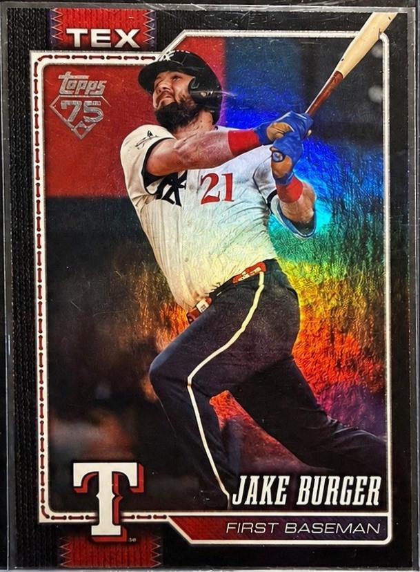 Jake Burger [Black Rainbow Foil] #451