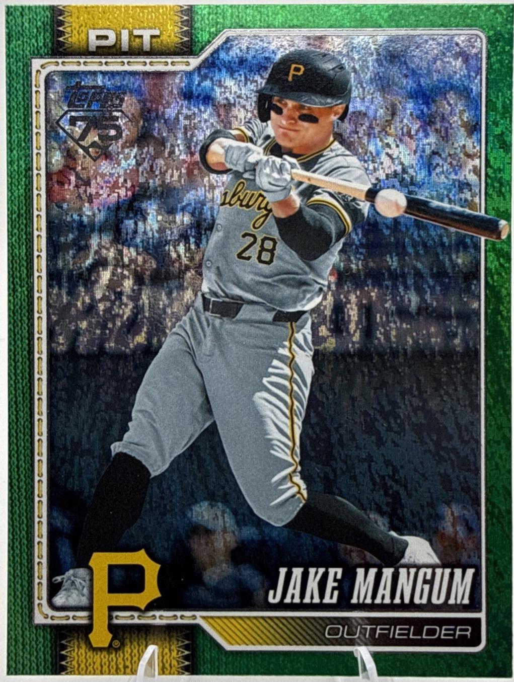 Jake Mangum [Green Rainbow Foil] #485