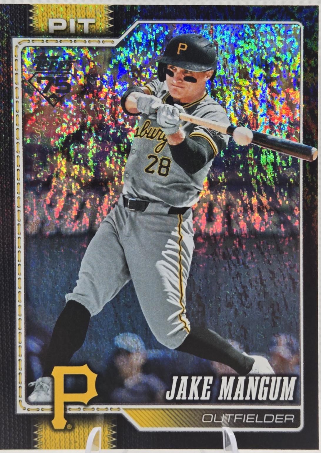 Jake Mangum [Holo Foil Black] #485