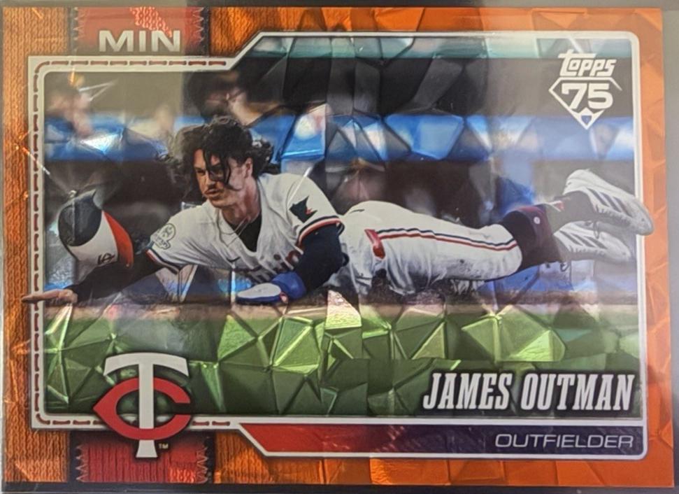 James Outman [Orange Diamante Foil] #489