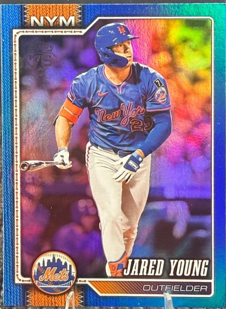Jared Young [Blue Rainbow Foil] #699