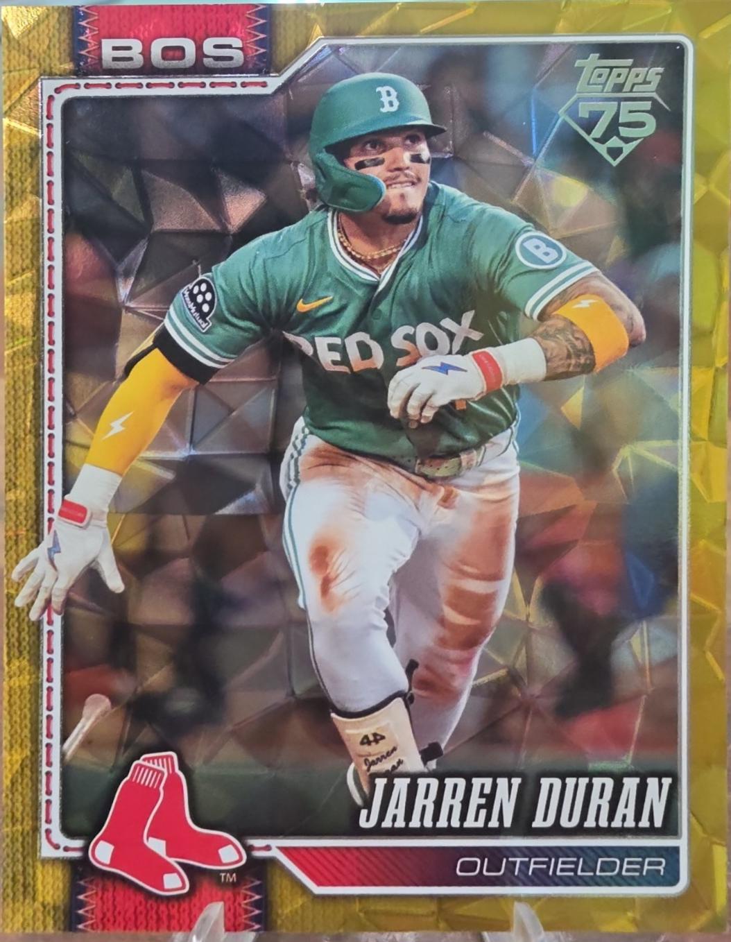 Jarren Duran [Gold Diamante Foil] #560