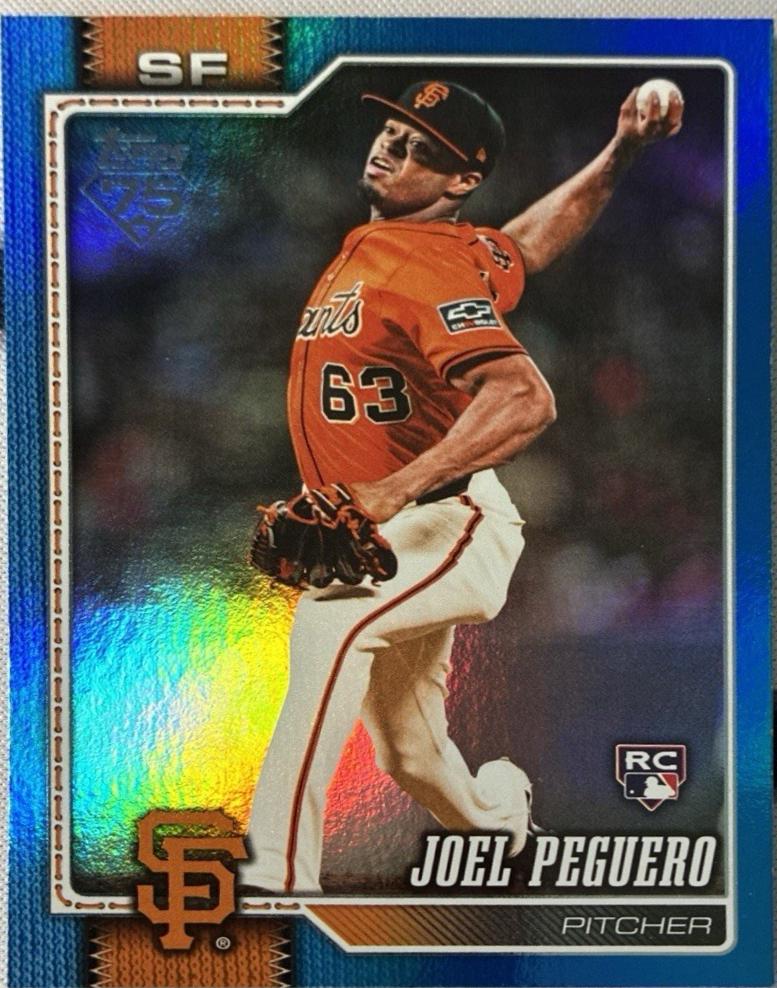 Joel Peguero [Blue Rainbow Foil] #474