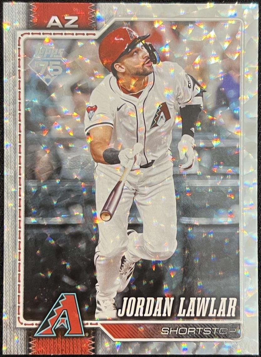 Jordan Lawlar [Silver Crackle Foil] #397