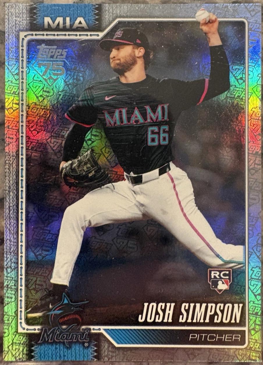Josh Simpson [75 Years of Topps] #583