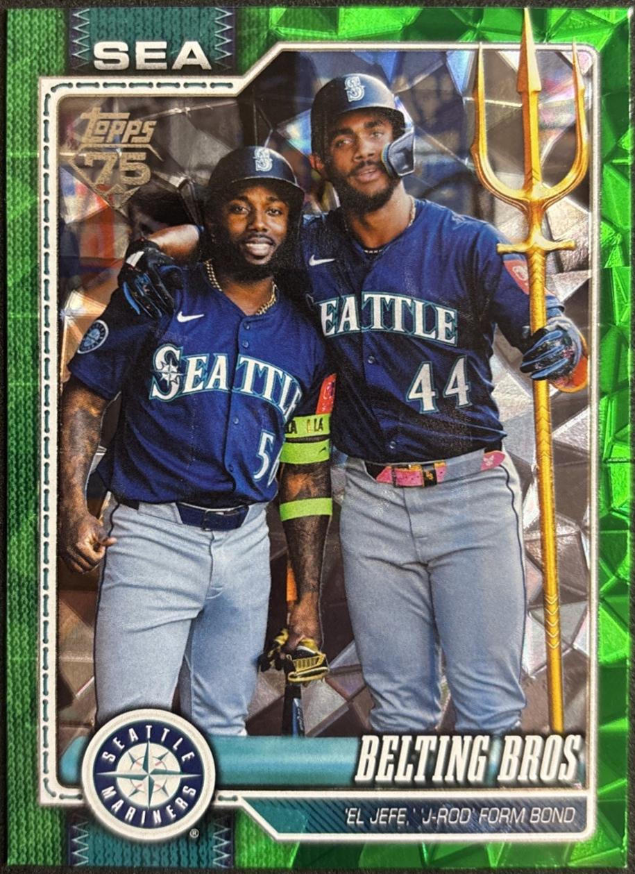 Julio Rodriguez [Green Diamante Foil] #369