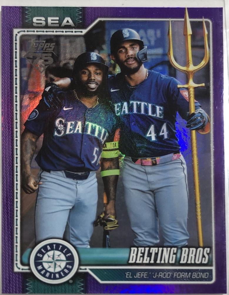 Julio Rodriguez [Purple Rainbow Foil] #369