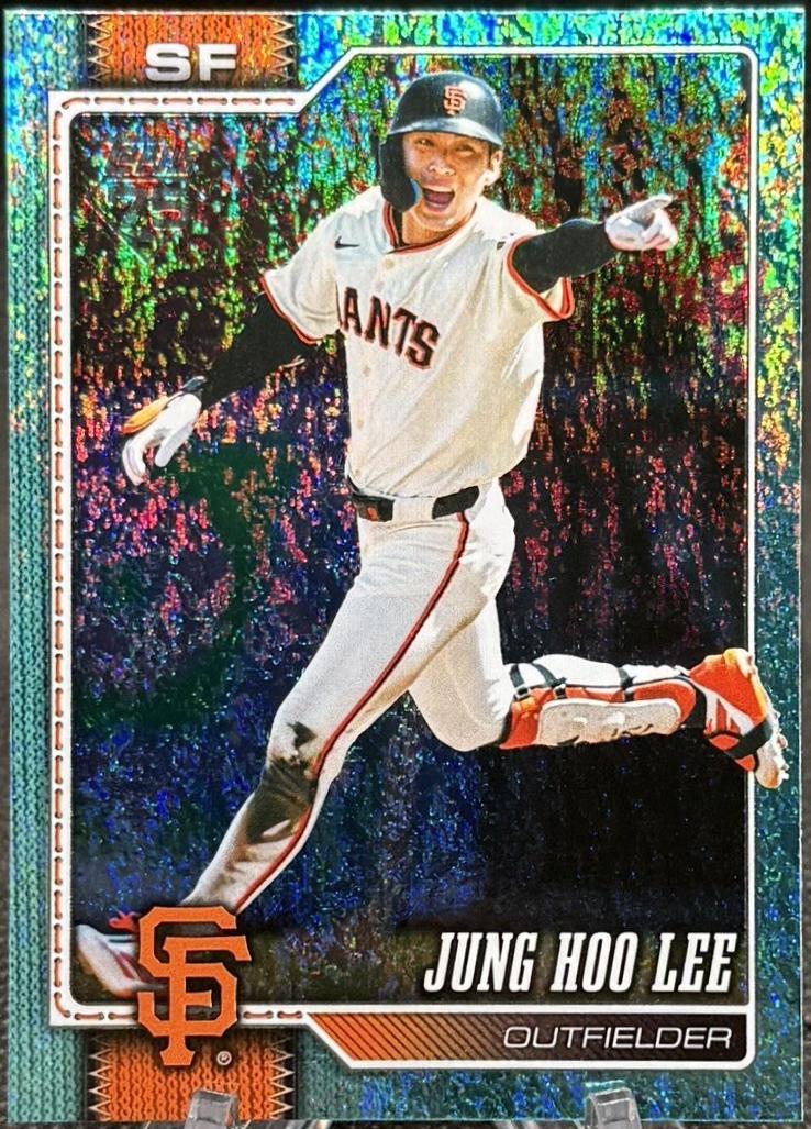 Jung Hoo Lee [Holo Foil Aqua] #541