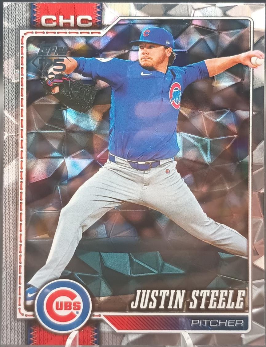 Justin Steele [Diamante Foil] #486