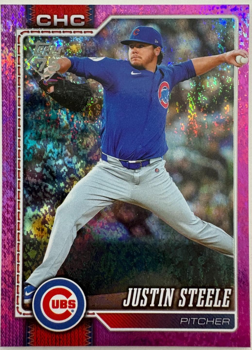 Justin Steele [Holo Foil Pink] #486