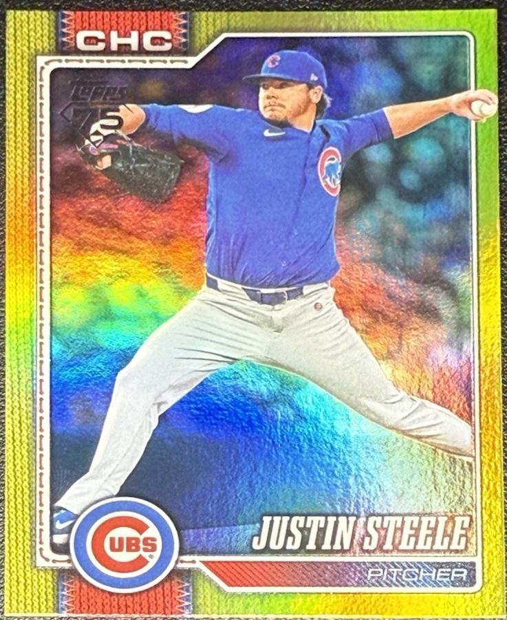 Justin Steele [Holo Foil Yellow] #486