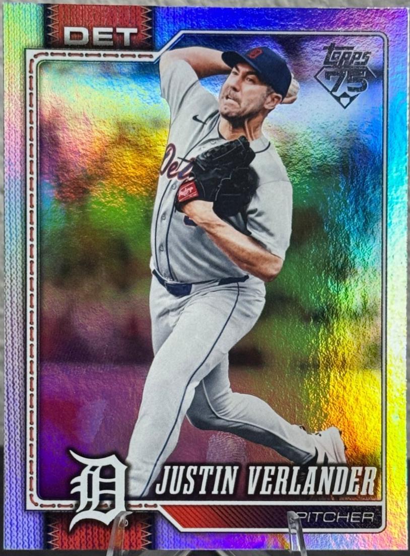 Justin Verlander [Rainbow Foil] #415