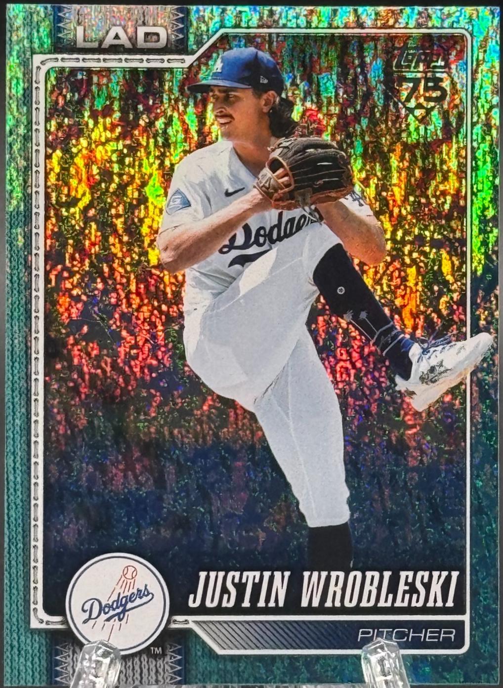 Justin Wrobleski [Holo Foil Aqua] #391