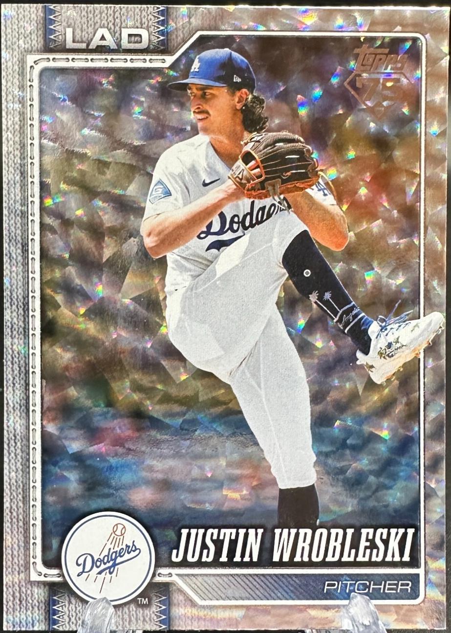 Justin Wrobleski [Silver Crackle Foil] #391