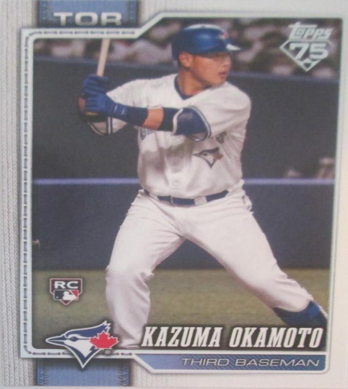 Kazuma Okamoto [75 Years of Topps] #443