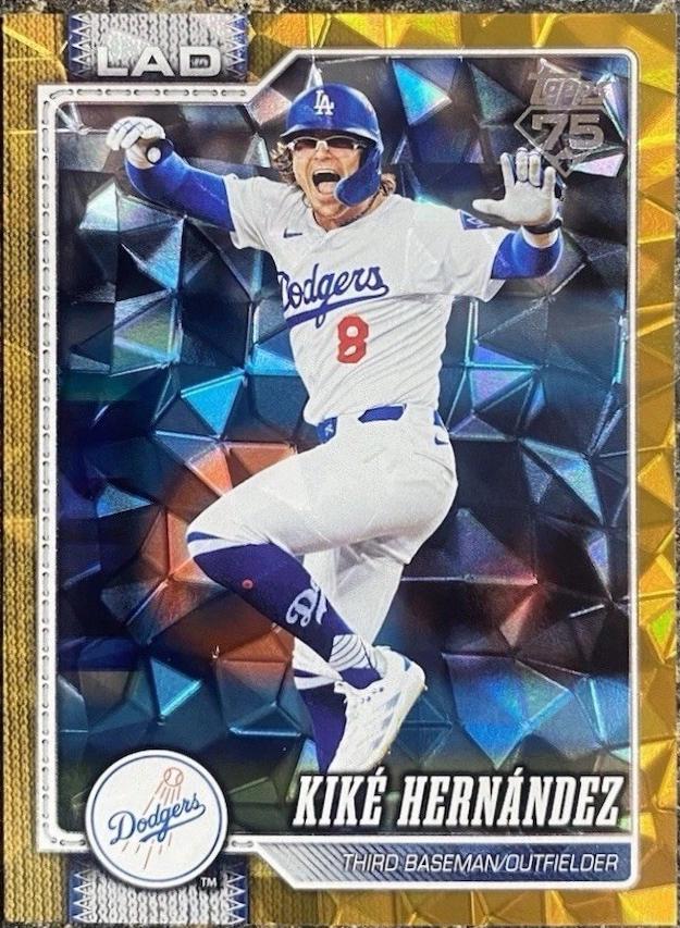 Kike Hernandez [Gold Diamante Foil] #571