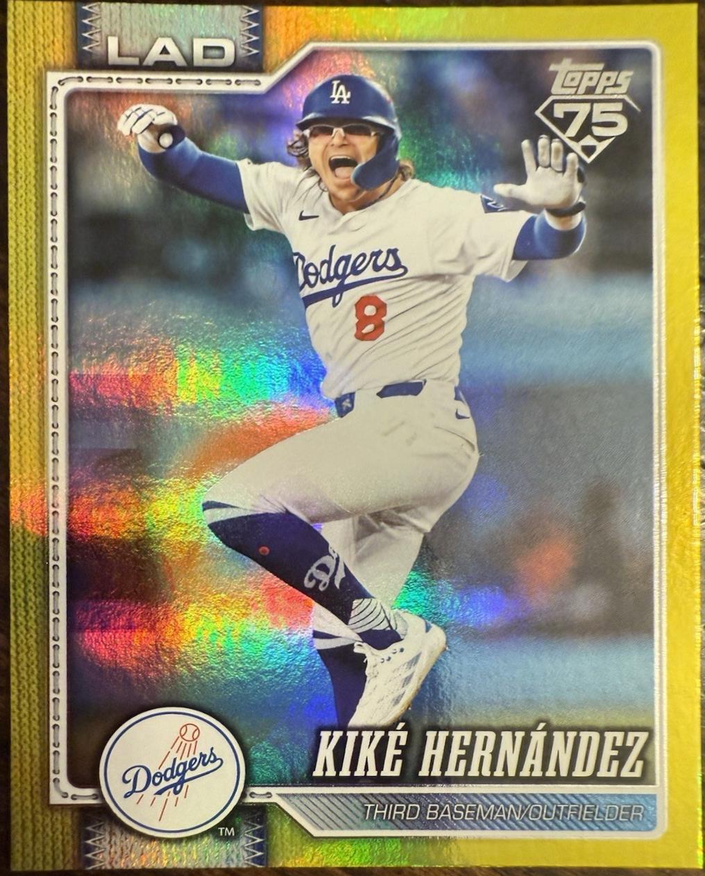 Kike Hernandez [Holo Foil Yellow] #571