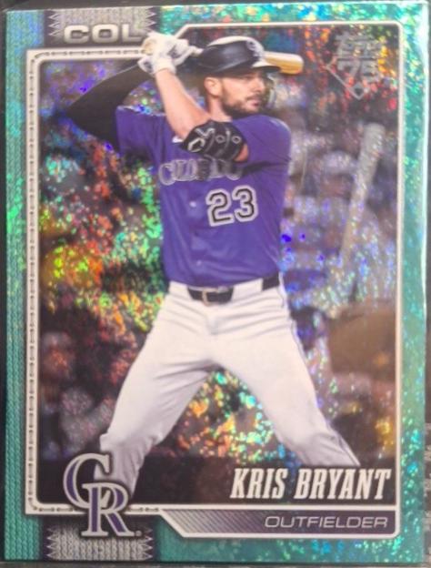 Kris Bryant [Aqua Rainbow Foil] #428