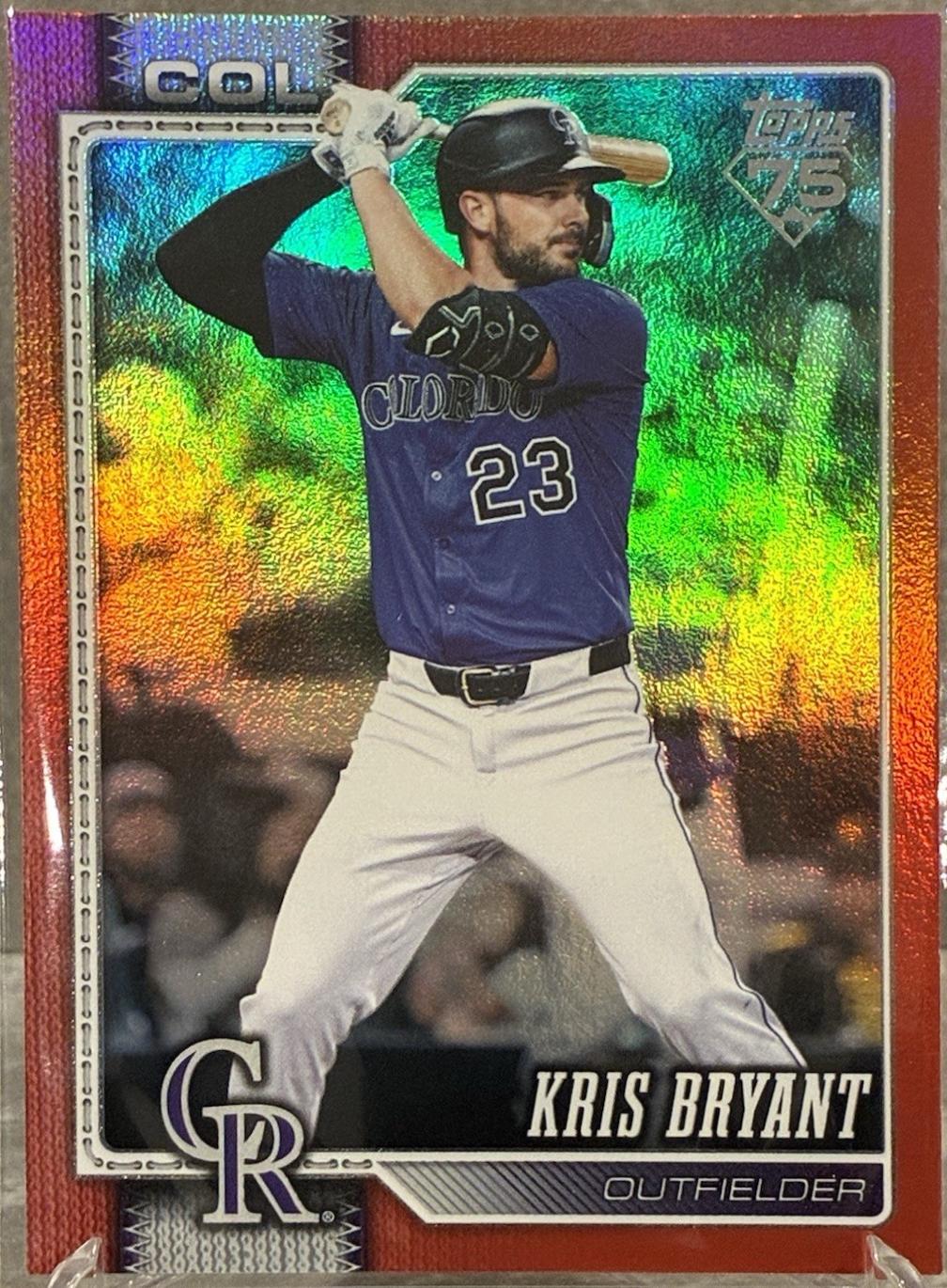 Kris Bryant [Red Diamante Foil] #428