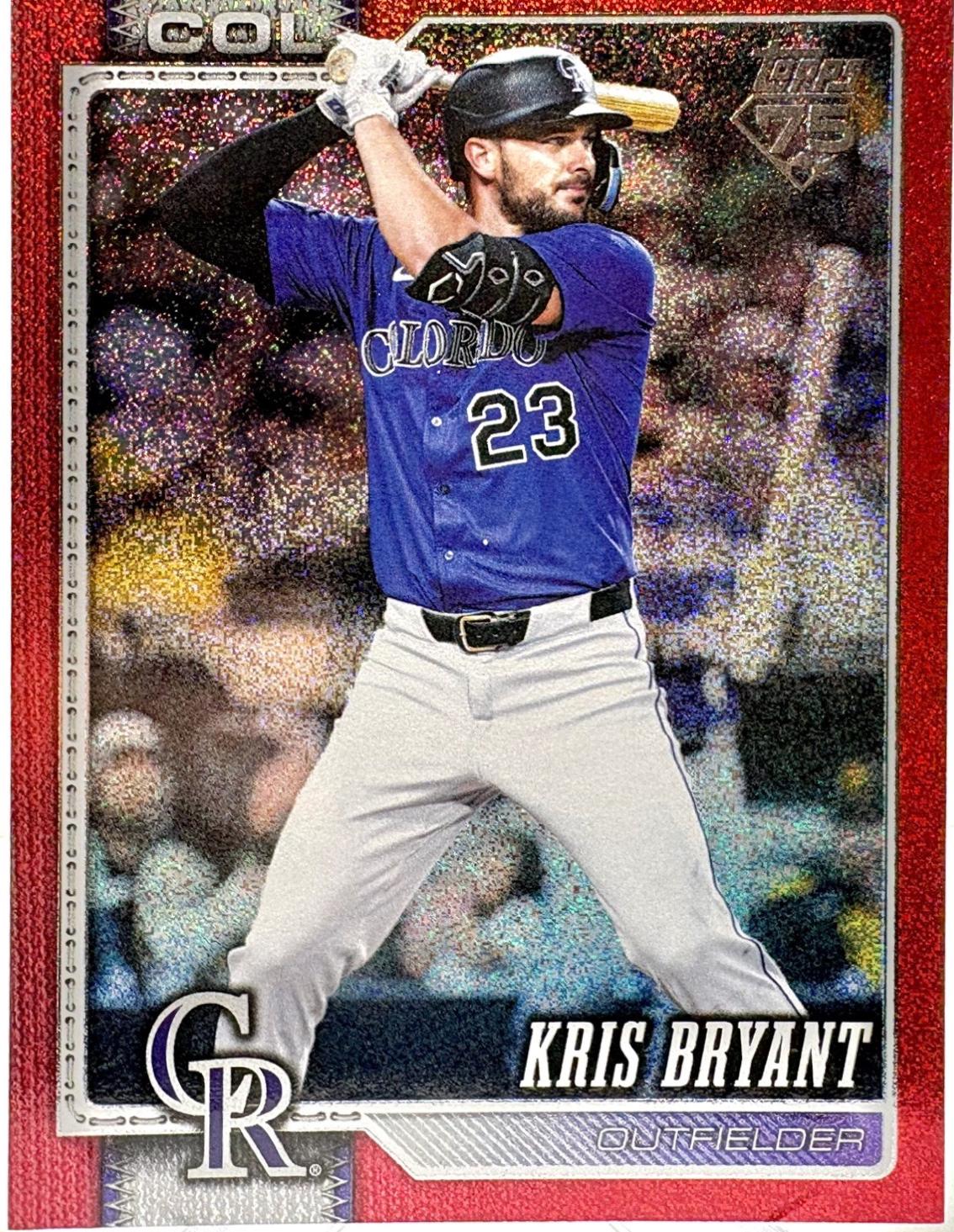 Kris Bryant [Sandglitter Red] #428
