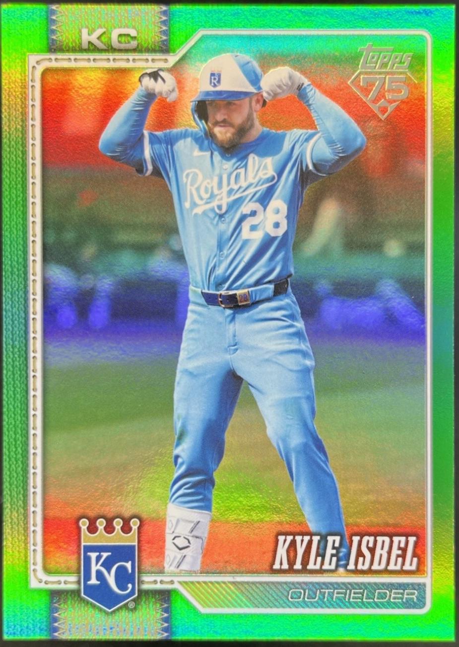 Kyle Isbel [Green Rainbow Foil] #689