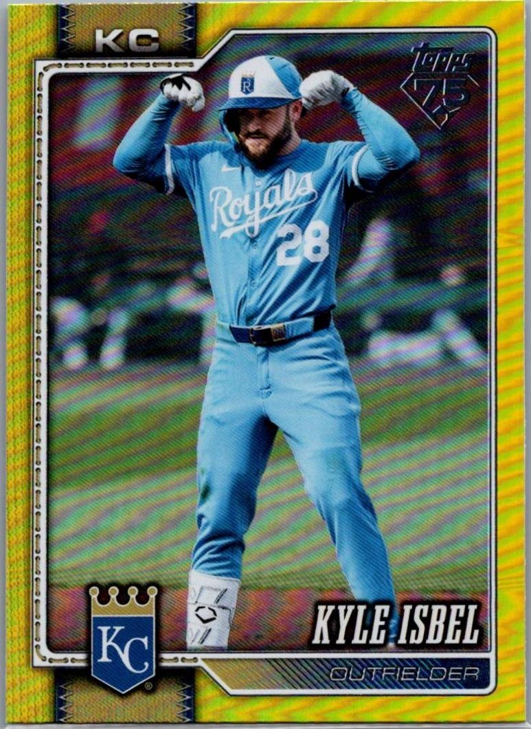 Kyle Isbel [Yellow Rainbow Foil] #689