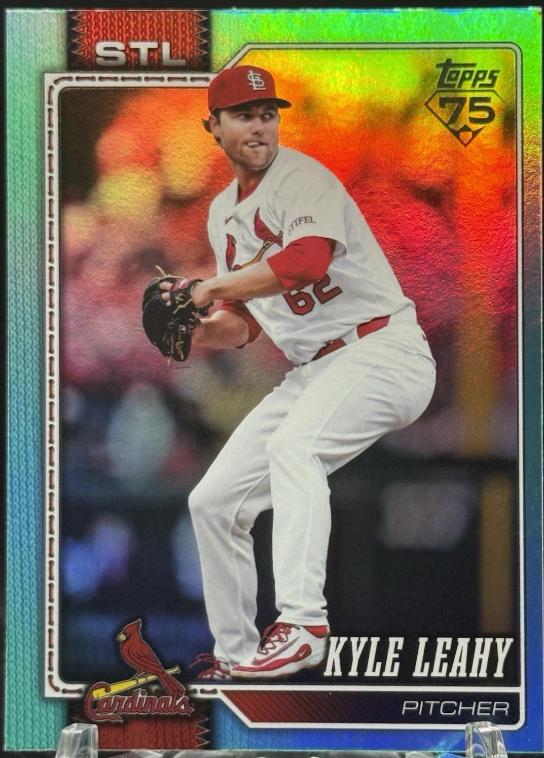 Kyle Leahy [Aqua Rainbow Foil] #497