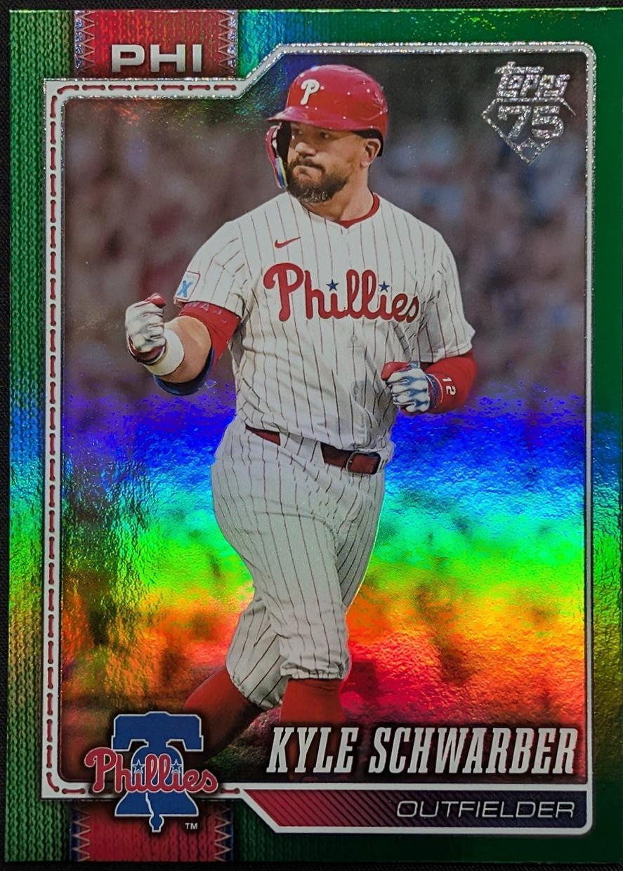Kyle Schwarber [Holo Foil Green] #650