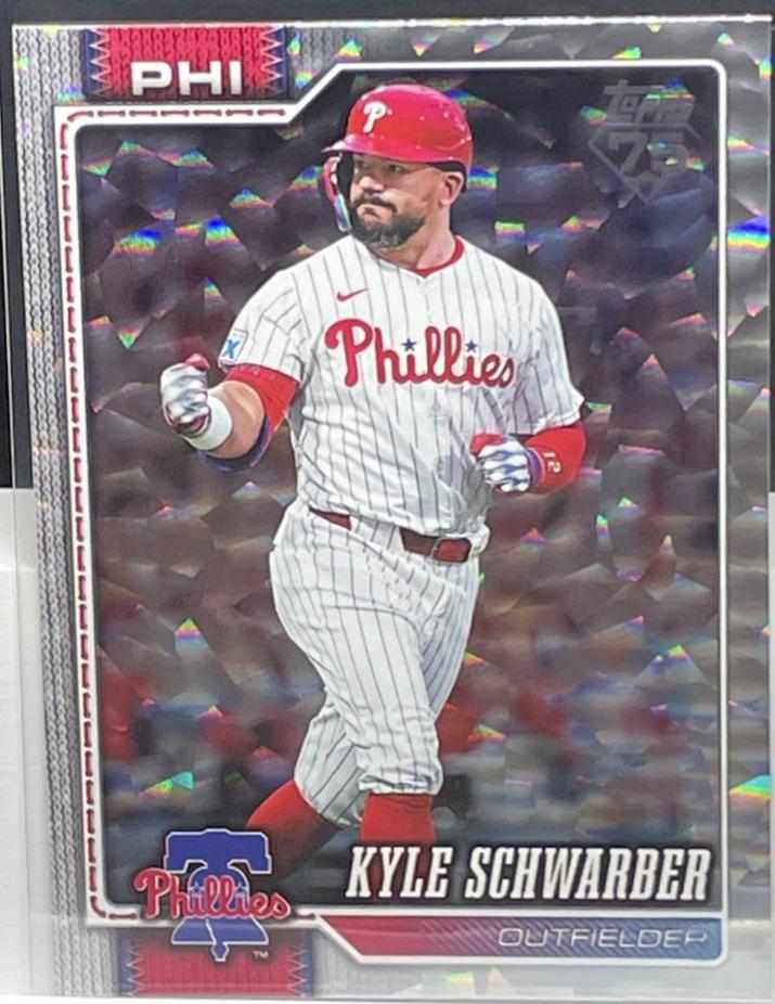 Kyle Schwarber [Silver Crackle Foil] #650