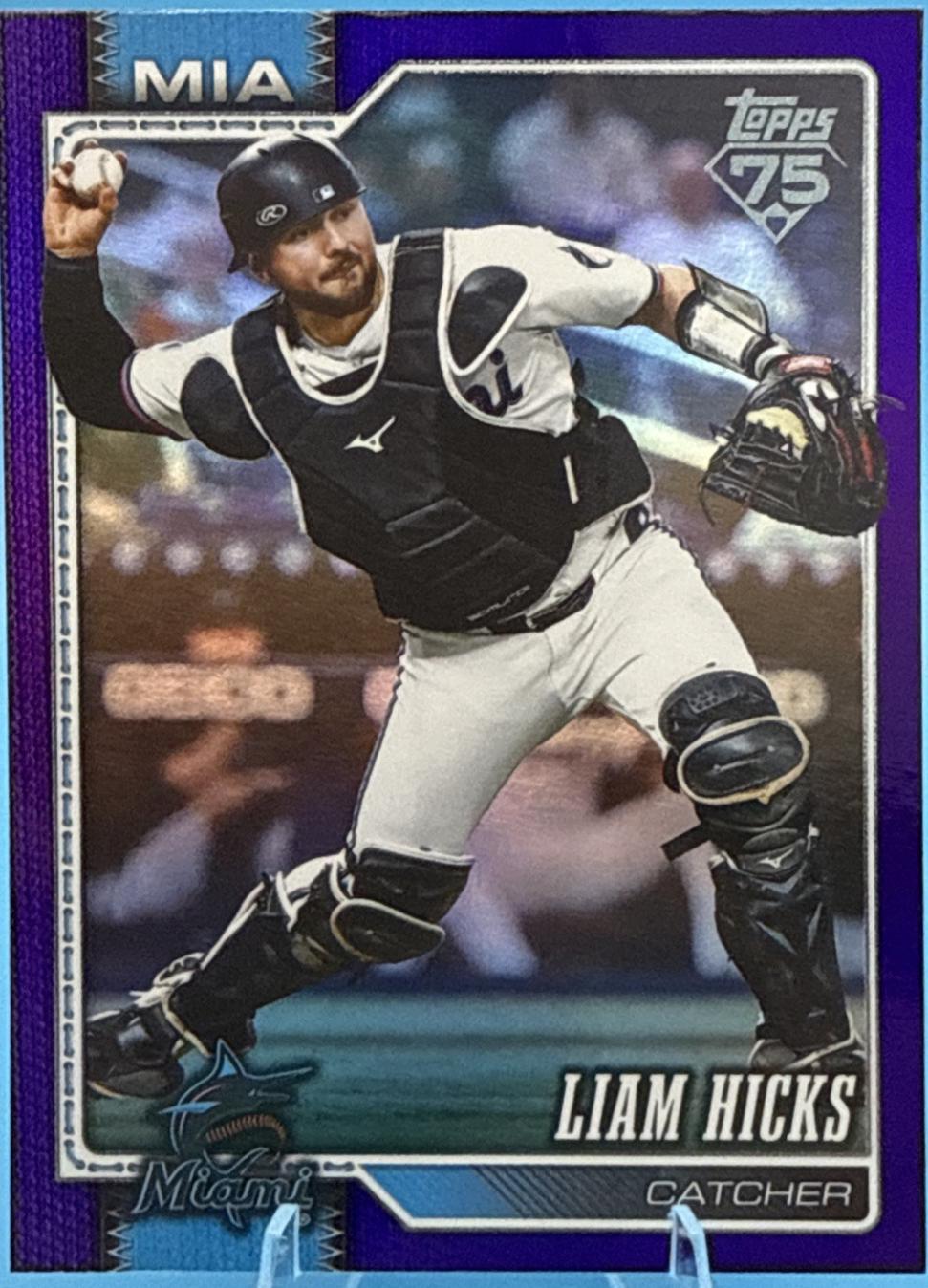 Liam Hicks [Purple Rainbow Foil] #596