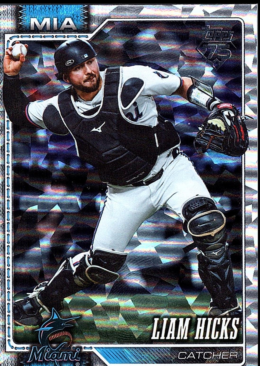 Liam Hicks [Silver Crackle Foil] #596