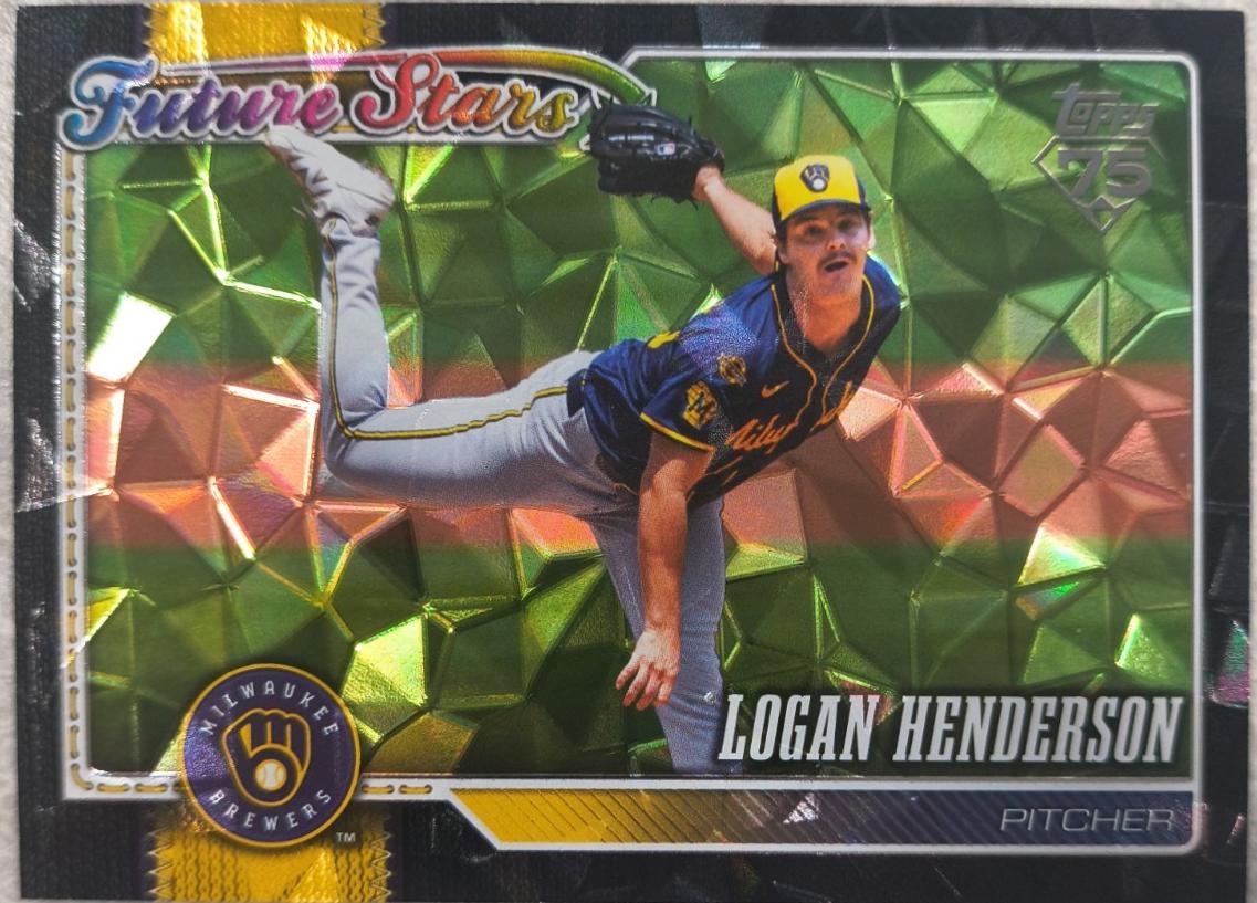 Logan Henderson [Black Diamante Foil] #409