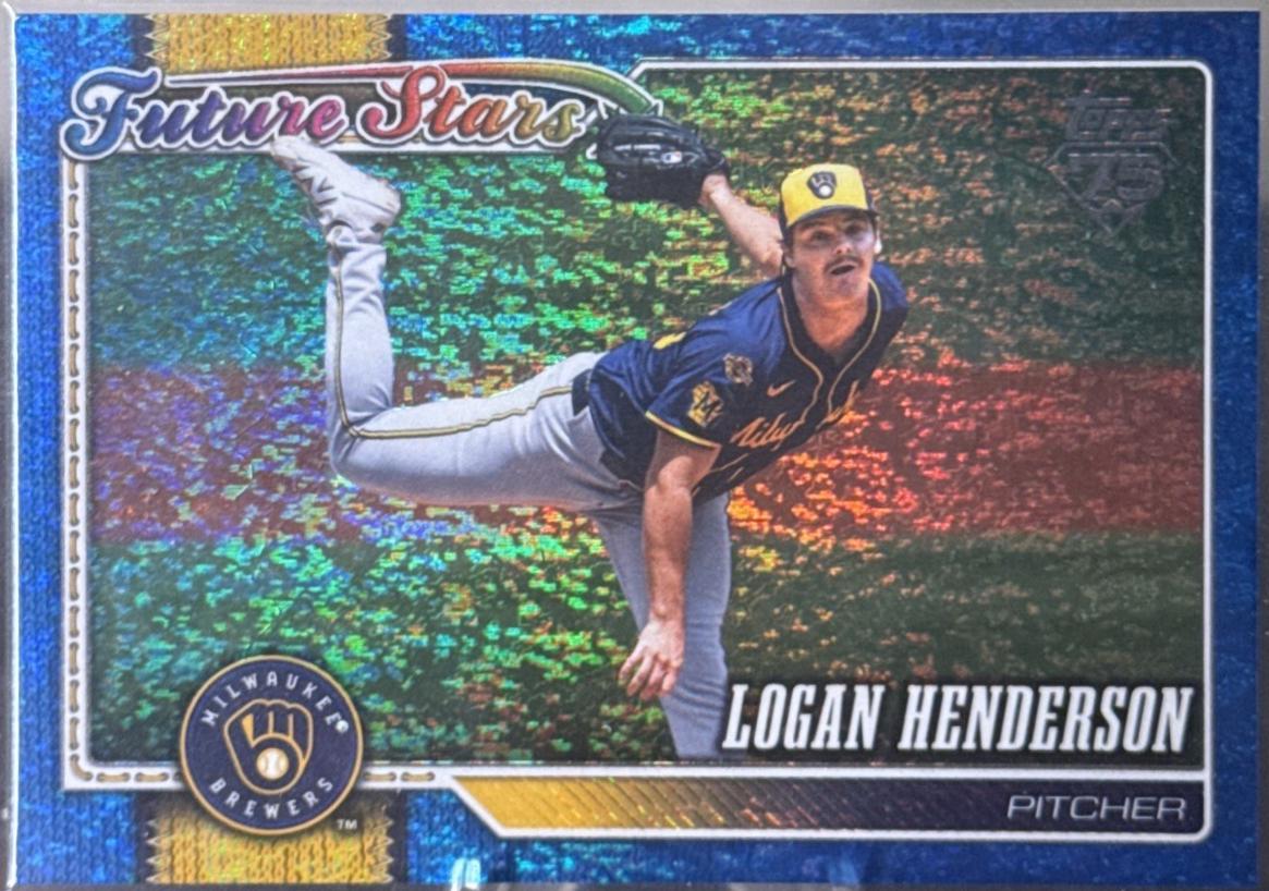 Logan Henderson [Blue Rainbow Foil] #409