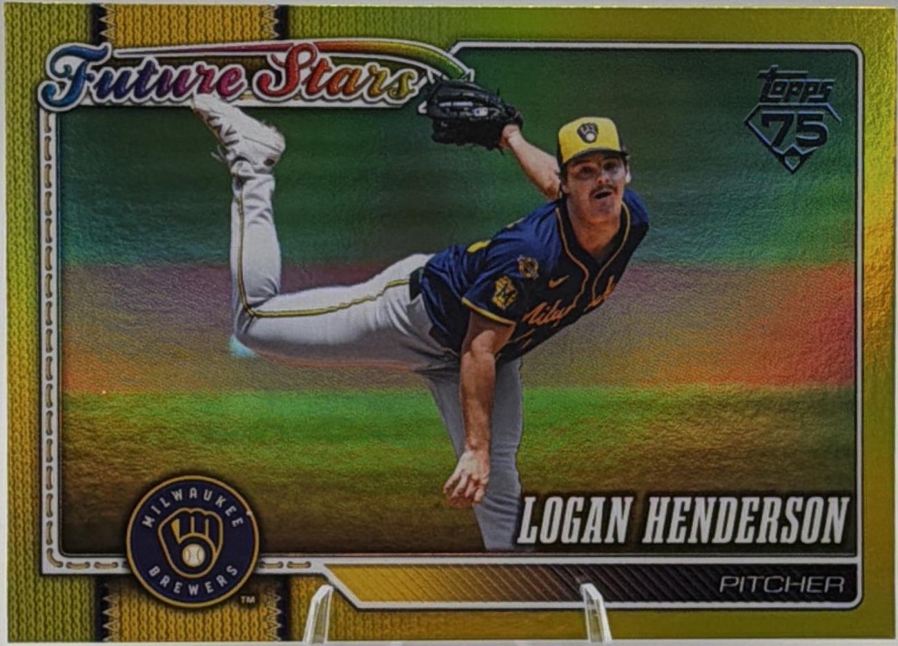 Logan Henderson [Gold Diamante Foil] #409