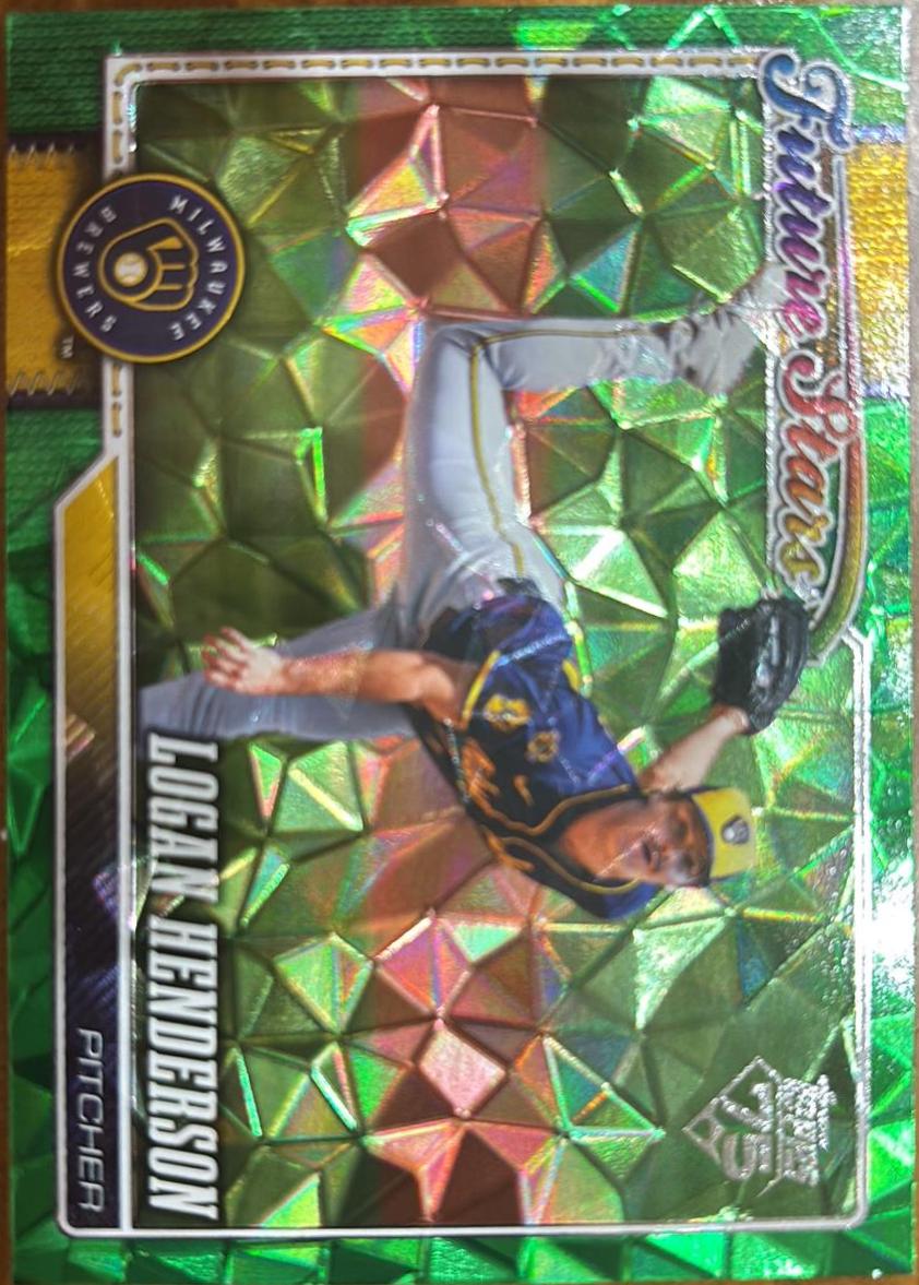 Logan Henderson [Green Diamante Foil] #409