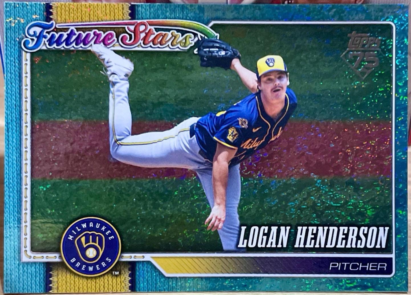 Logan Henderson [Holo Foil Aqua] #409