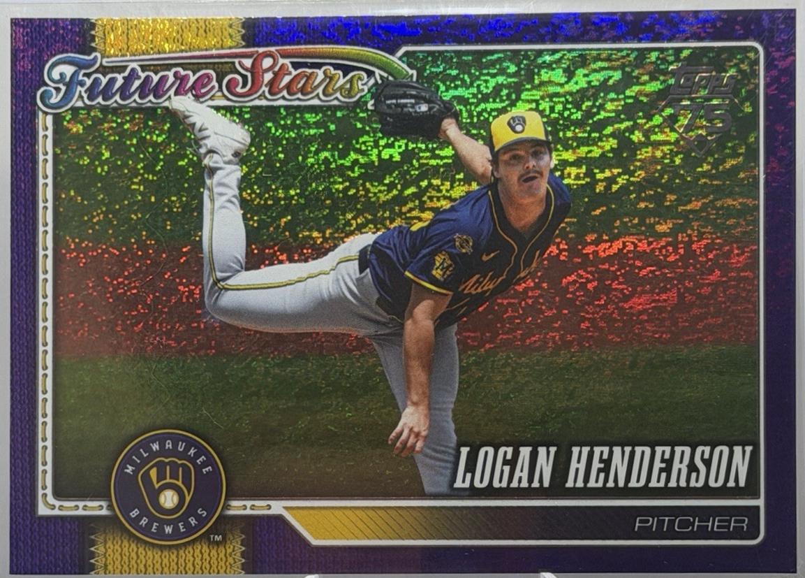 Logan Henderson [Purple Rainbow Foil] #409