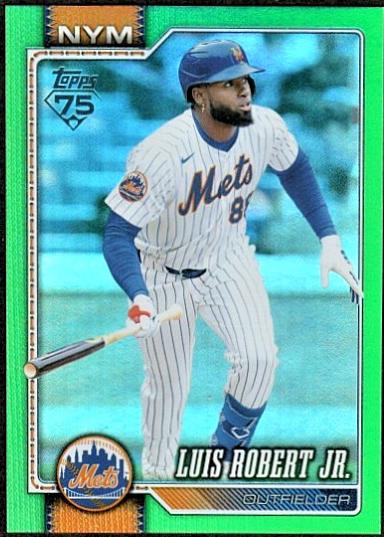Luis Robert Jr. [Green Rainbow Foil] #423