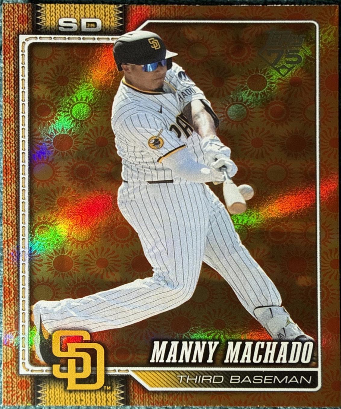 Manny Machado [Orange Diamante Foil] #614