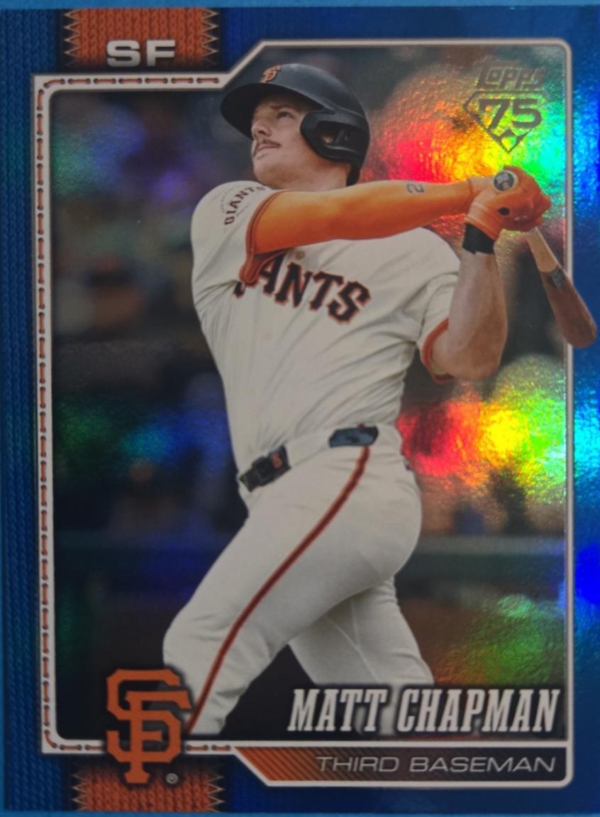 Matt Chapman [Blue Rainbow Foil] #561