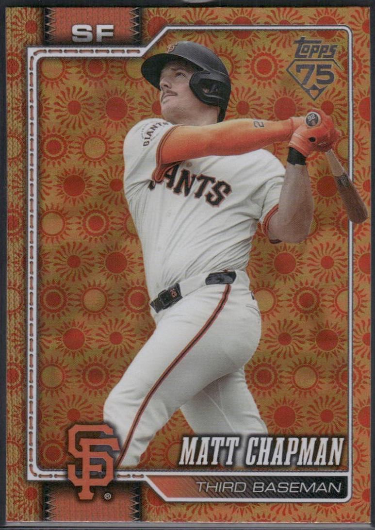 Matt Chapman [Orange Diamante Foil] #561