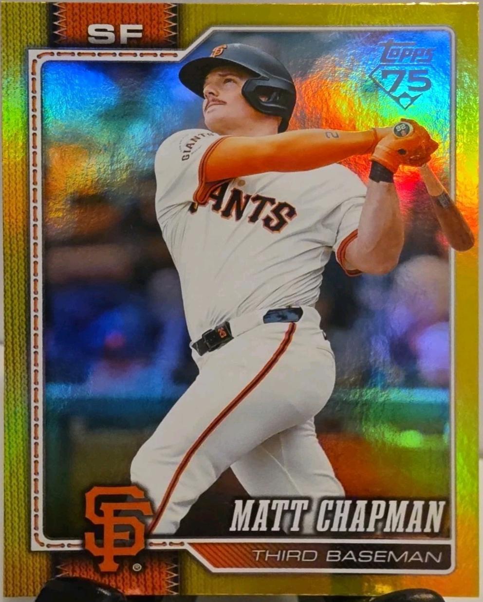 Matt Chapman [Yellow Rainbow Foil] #561