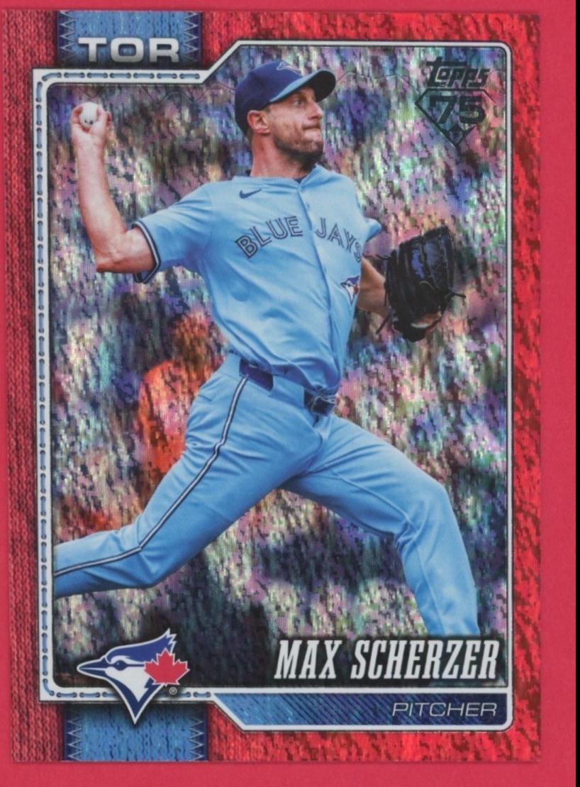 Max Scherzer [Red Diamante Foil] #569