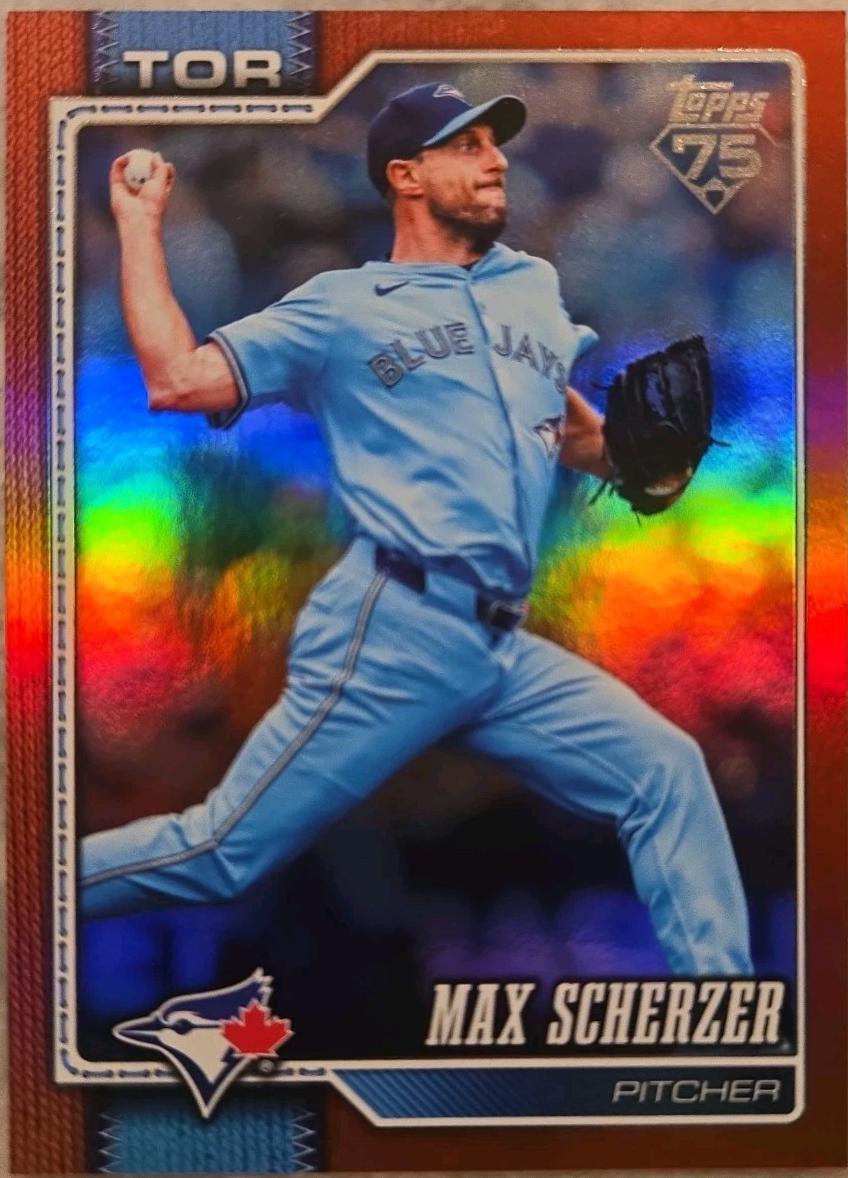 Max Scherzer [Red Rainbow Foil] #569