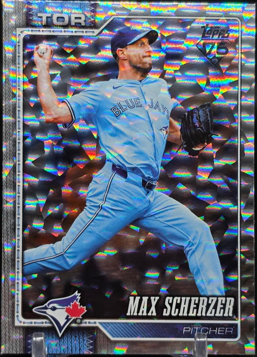Max Scherzer [Silver Crackle Foil] #569