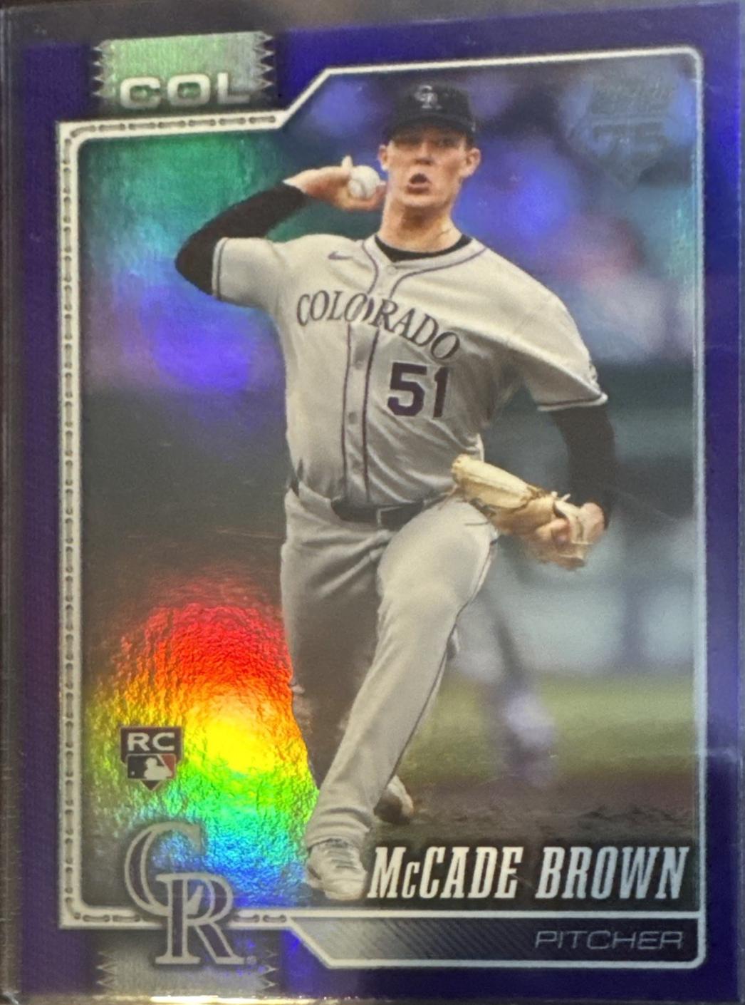 McCade Brown [Purple Rainbow Foil] #595