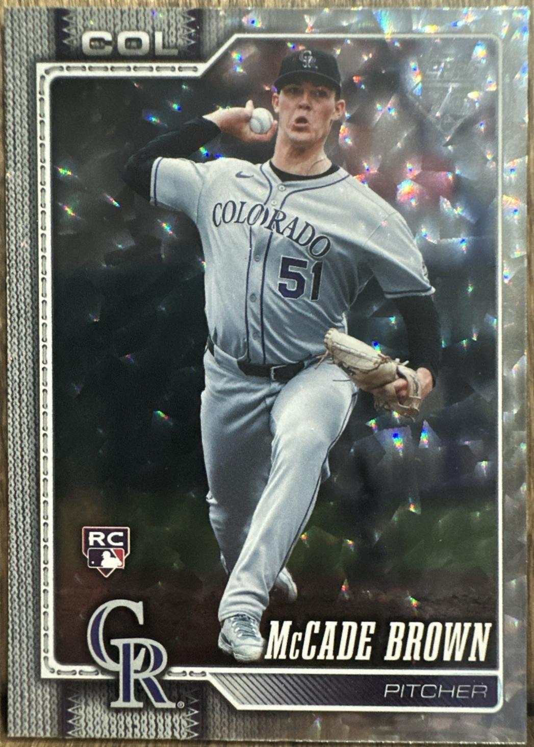 McCade Brown [Silver Crackle Foil] #595