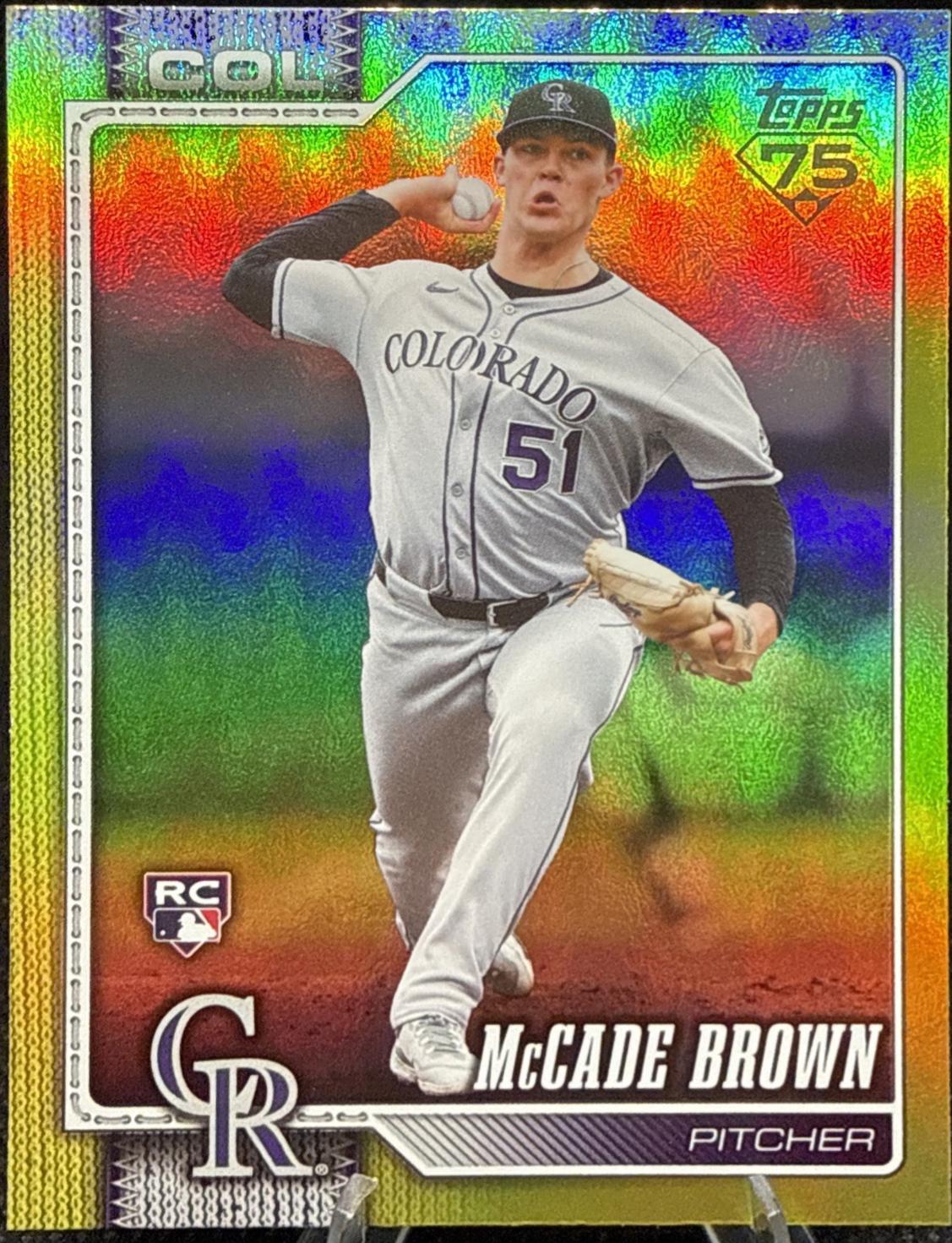 McCade Brown [Yellow Rainbow Foil] #595